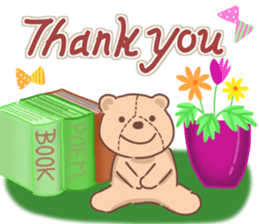 Sticker of Flower decoration cute girl sticker #15107327