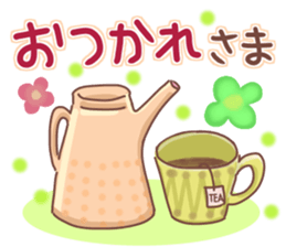 Sticker of Flower decoration cute girl sticker #15107333