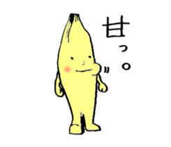 Peach and Banana sticker #15107433