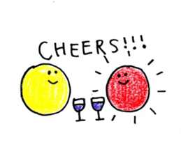 Moon,Sun and Rabbit sticker #15107746