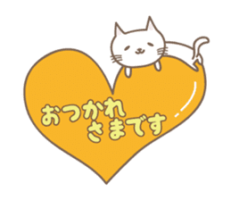 Hearts and Cats stickers sticker #15108238