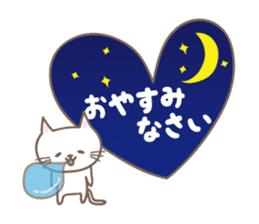 Hearts and Cats stickers sticker #15108242