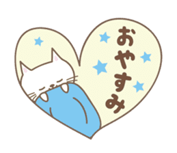 Hearts and Cats stickers sticker #15108243