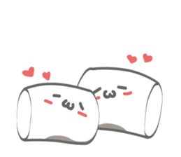 Cute Marshmallow(remake) sticker #15108455