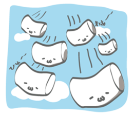 Cute Marshmallow(remake) sticker #15108463