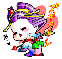 Japanese Oiran stickers "All Sisters"2 sticker #15109008