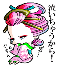 Japanese Oiran stickers "All Sisters"2 sticker #15109025
