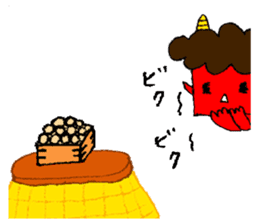 Winter. February sticker #15109086