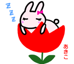 namae from sticker akiko haru sticker #15109339