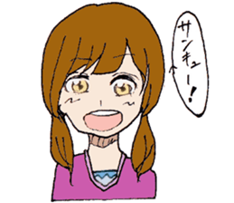 Nantoka Japanese Girls sticker #15109507