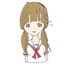 Nantoka Japanese Girls sticker #15109527