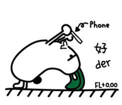 Mr. long head sticker #15109704