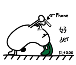 Mr. long head sticker #15109704