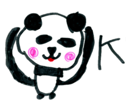 Cute panda sticker. sticker #15110036