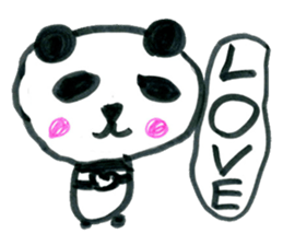 Cute panda sticker. sticker #15110059
