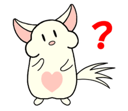 Chinchilla of Chitchi in English sticker #15110121
