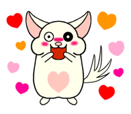 Chinchilla of Chitchi in English sticker #15110123