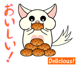 Chinchilla of Chitchi in English sticker #15110128