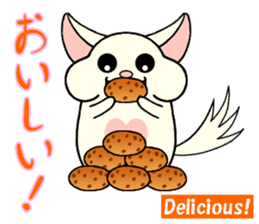 Chinchilla of Chitchi in English sticker #15110128