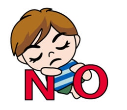 Ganbaru Boy sticker #15110301