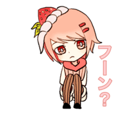 strawberry bavarois girl sticker #15110358