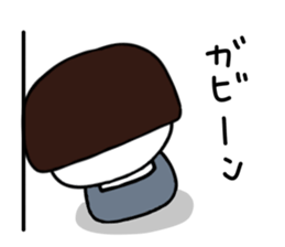 Short hair girl.. sticker #15110751