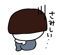 Short hair girl.. sticker #15110757