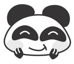 Kawaii Panda Face Collection sticker #15110797