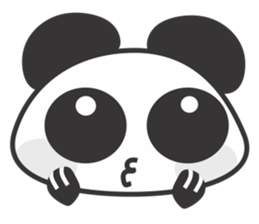 Kawaii Panda Face Collection sticker #15110798