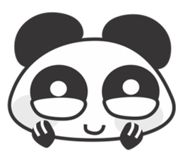 Kawaii Panda Face Collection sticker #15110801