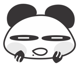 Kawaii Panda Face Collection sticker #15110802