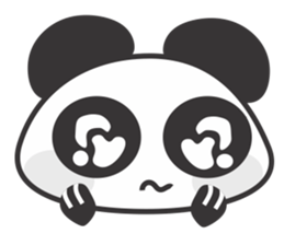 Kawaii Panda Face Collection sticker #15110808