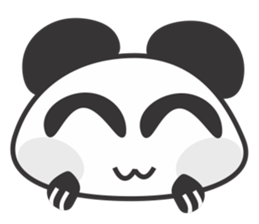 Kawaii Panda Face Collection sticker #15110811