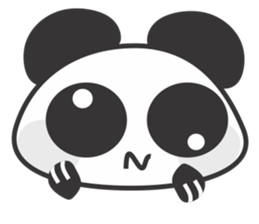 Kawaii Panda Face Collection sticker #15110817