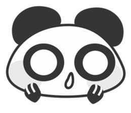 Kawaii Panda Face Collection sticker #15110818
