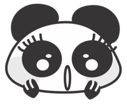 Kawaii Panda Face Collection sticker #15110826