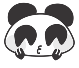 Kawaii Panda Face Collection sticker #15110827