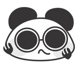 Kawaii Panda Face Collection sticker #15110828