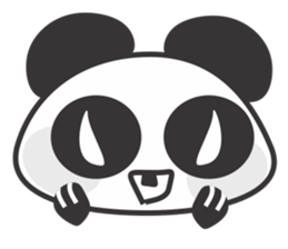 Kawaii Panda Face Collection sticker #15110829