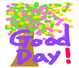 Colorful of life series(A) sticker #15110908