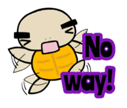 Mamekichi of the tortoise. English ver. sticker #15110922