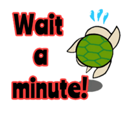 Mamekichi of the tortoise. English ver. sticker #15110933