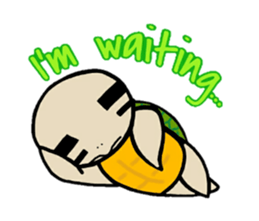 Mamekichi of the tortoise. English ver. sticker #15110936