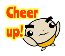 Mamekichi of the tortoise. English ver. sticker #15110947