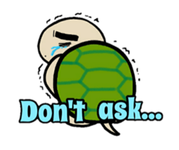 Mamekichi of the tortoise. English ver. sticker #15110949