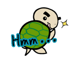 Mamekichi of the tortoise. English ver. sticker #15110950