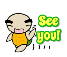 Mamekichi of the tortoise. English ver. sticker #15110955