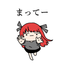 expressionless face japanese girl sticker #15110968
