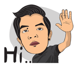 I am Lung Chit 5 (Dark Side) sticker #15111340