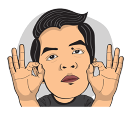 I am Lung Chit 5 (Dark Side) sticker #15111362